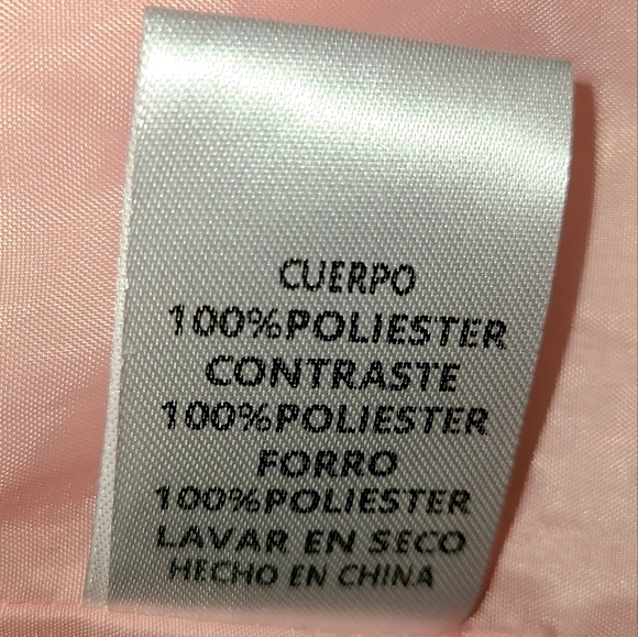 TCEC Floral Pink Puffer Jacket Size L - Picture 7 of 7